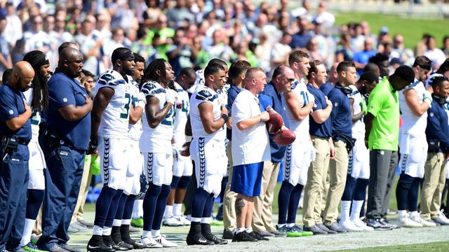In wake of Vegas shooting, Seahawks decide 'today wasn't the day to sit down'