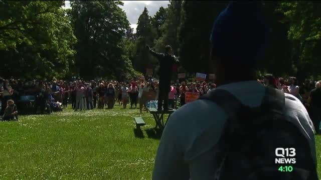 Tacoma youth host peaceful protest in response to George Floyd's death