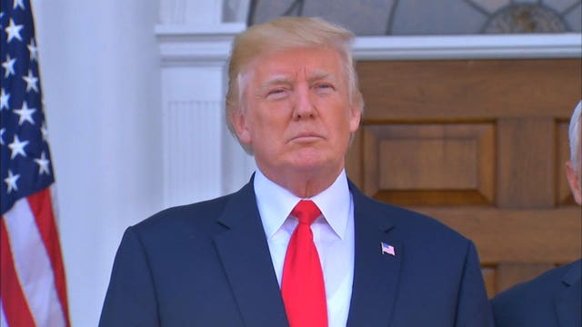 Trump ridicules Franken over groping allegation, but publicly silent on Roy Moore