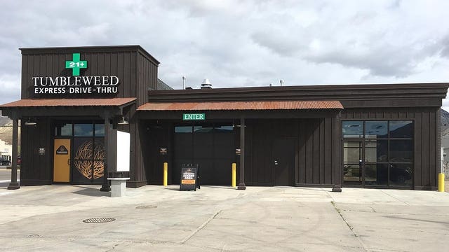 Colorado's first drive-thru marijuana shop opens on 4/20