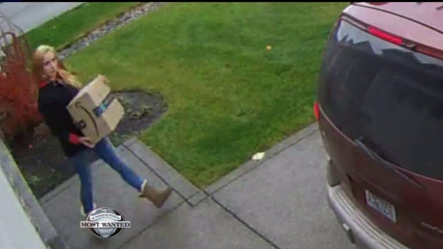 Minivan-driving thieves caught on camera stealing package from Puyallup home
