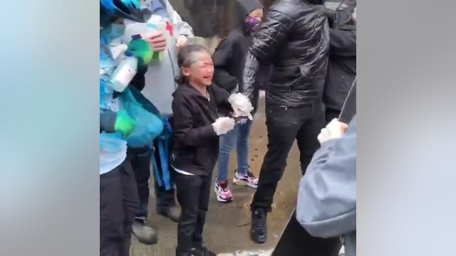 Video shows milk poured over face of child pepper-sprayed in Seattle protest