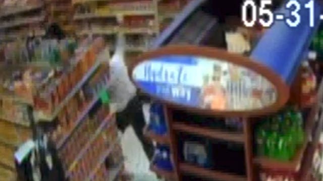 Deputy throws cans of Bush's beans to stop hammer-wielding suspect