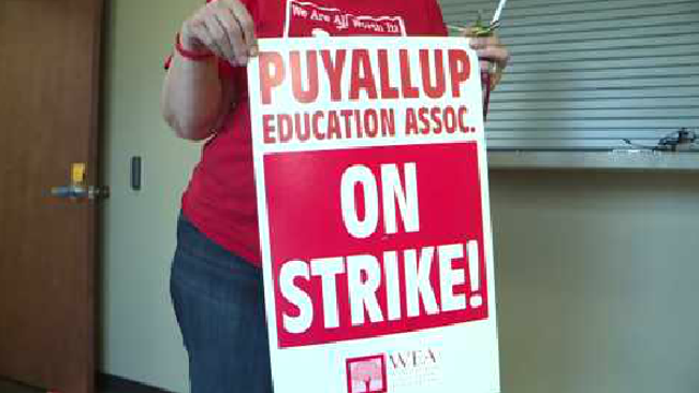 Teachers threaten to strike in Puyallup