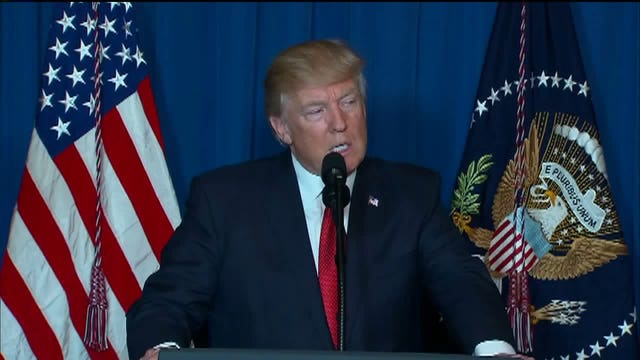 Trump: 'Assad choked out the lives of helpless men, women and children'