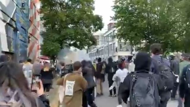Flashbangs, dispersal order given by police on day 9 of Seattle protests