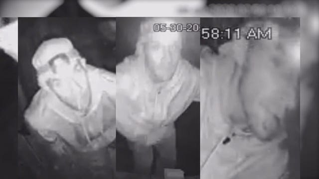 Help ID backyard burglary suspect who hopped fence to steal homeowner's lumber, security camera