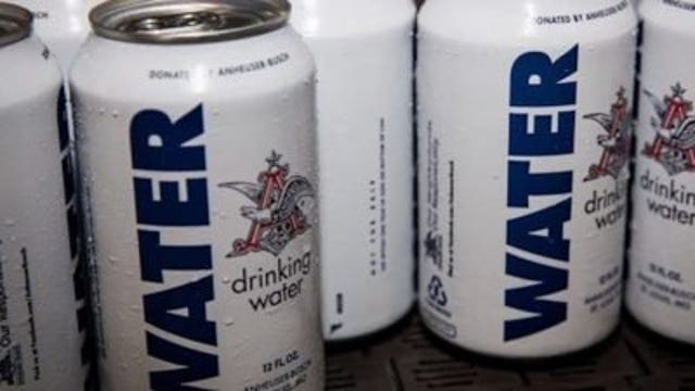 Anheuser-Busch breweries to produce emergency canned water