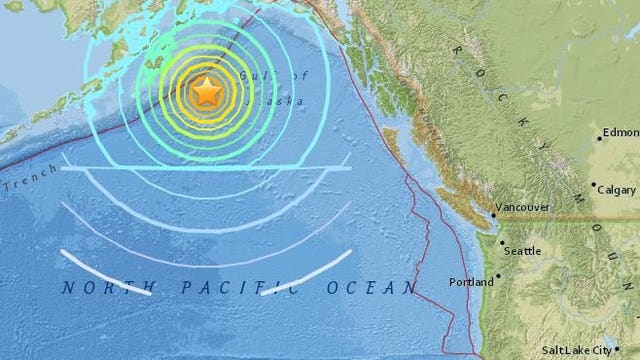 Alaska earthquake shows complexity of tsunami warnings