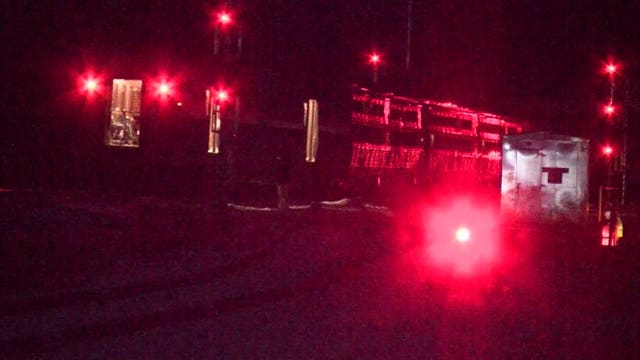 Amtrak train derails in Savannah