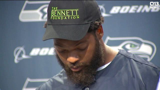 Michael Bennett: Cops drew guns on me for 'simply being a black man'