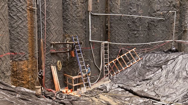 Bertha tunneling machine starts slow dig toward access pit for repairs