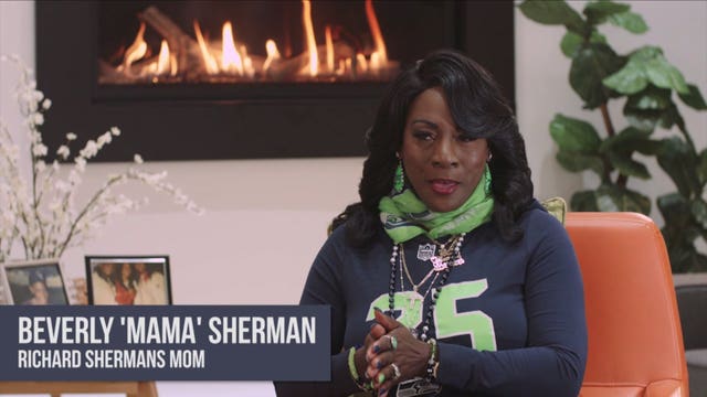 Richard Sherman's mom explains why she won't watch a Seahawks game from a suite