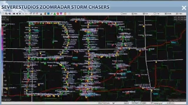Storm spotters spell out giant tribute to Bill Paxton
