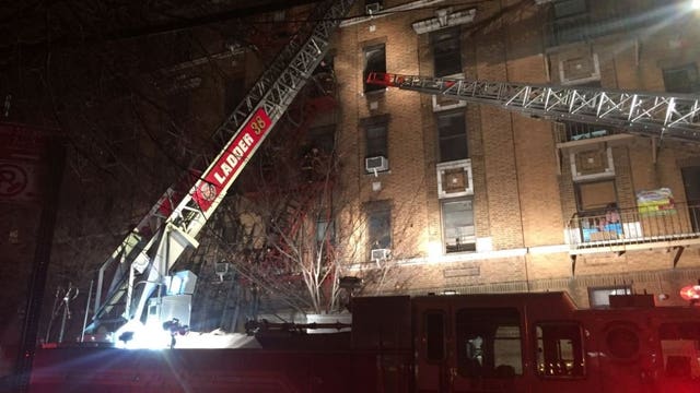 New York City fire kills 12, including 4 children