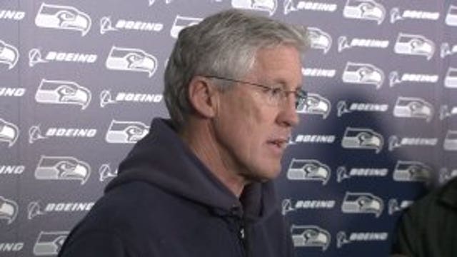 Hawks hold last home practice; Carroll says Harvin 100%, team 'ready to go'