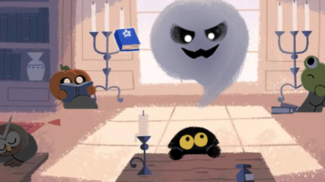 Google treats users to cat-against-ghosts game for Halloween