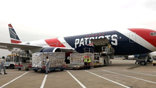New England Patriots send plane to China to bring back a million N95 masks