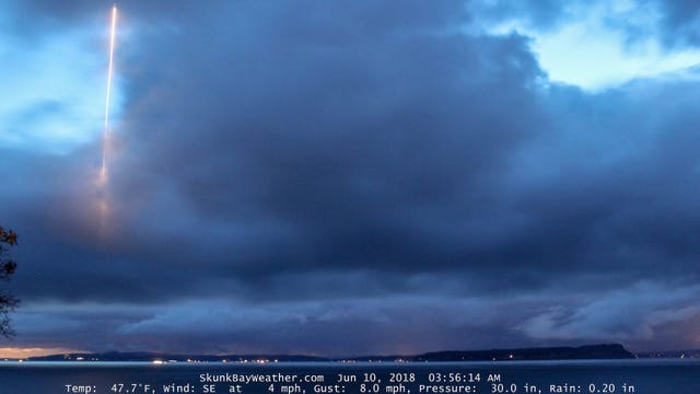 Mystery of object spotted over Whidbey Island apparently solved