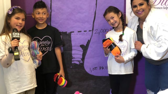 Fighting the chronic shortage of socks at shelters