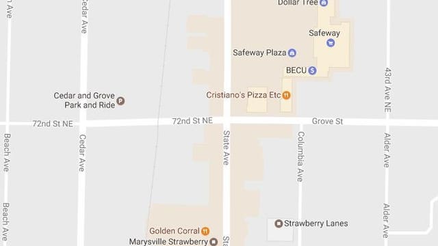 Marysville police officer hits 61-year-old man crossing State Avenue