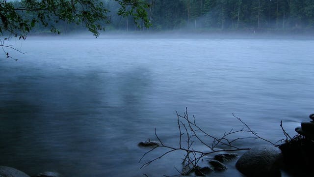Moderate flood stage in low areas and sections of roads along Skagit River