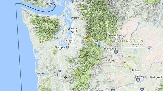 3.1 magnitude earthquake shakes North Bend