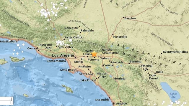 Magnitude 4.4 earthquake rattles Southern California