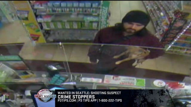 Seattle Police seek ID of suspect accused of shooting man following argument outside 7-11.