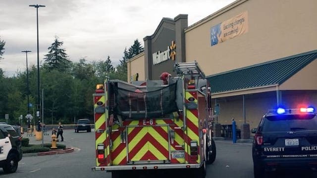 Man detained after firing Airsoft gun inside Everett Walmart, police say