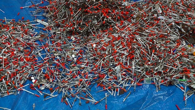 Ex-addicts assisting homeless cleanup: 'The only way I can stay sober is helping somebody else'