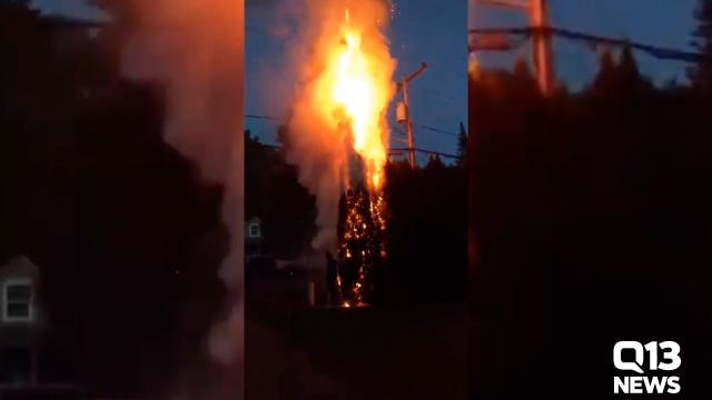 Fireworks blamed for fire that knocked 10,000 Comcast customers offline in Pierce County