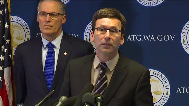 Washington AG Ferguson to discuss possible new travel ban suit