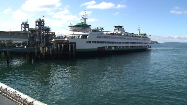 Washington State Ferries offering vaccines to passengers on Seattle-Bremerton ferry