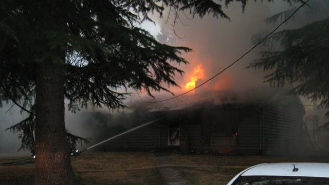 Family dog dead, 2 hurt after a house fire near Bothell