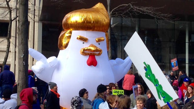 Trump: 'Who paid for' rallies seeking release of tax returns