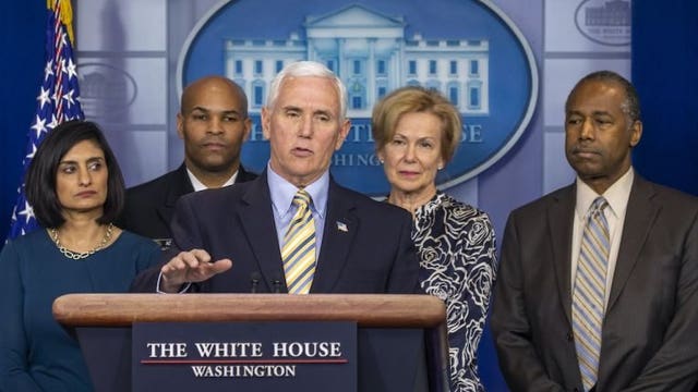 Aide to Vice President Pence tests positive for coronavirus