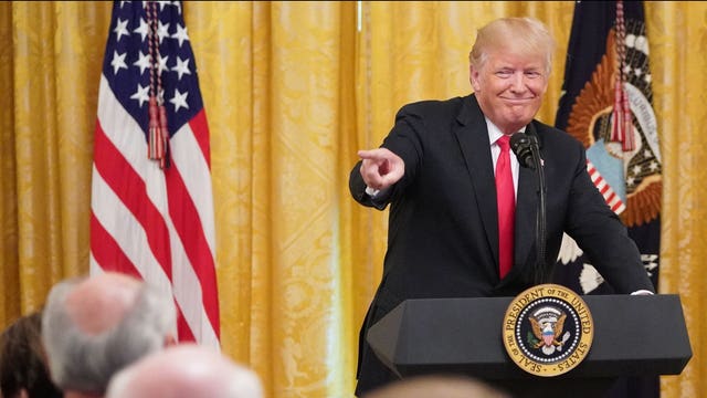 'We support you!' Trump honors ICE and border protection agents at White House