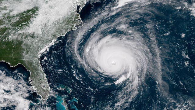Time's nearly up: Fierce Hurricane Florence aims at Southeast