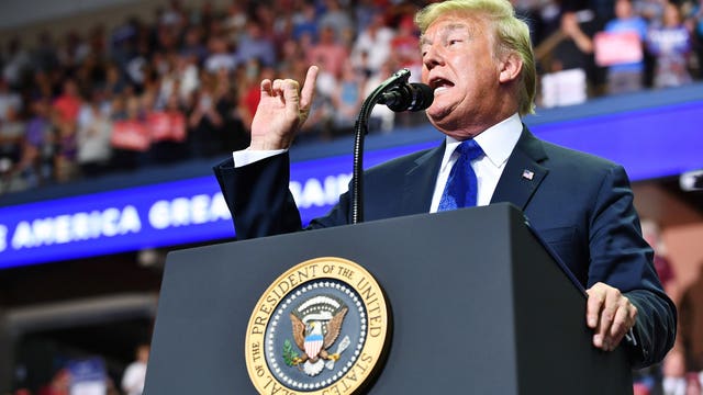 Trump mocks Christine Blasey Ford's testimony at rally in Mississippi