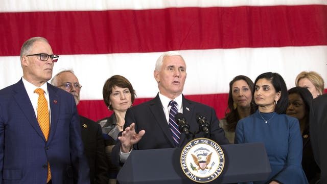 Pence pledges 'full support' to Washington state in coronavirus fight