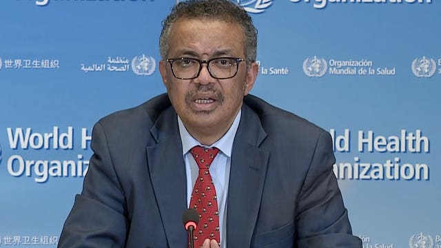 WHO head warns worst of virus is still ahead
