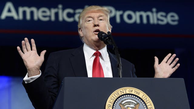 Trump touts his kept promises in CPAC comeback speech