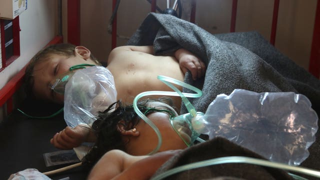 Chemical weapons attack kills dozens in Syria; Trump blames Assad and Obama 'weakness'
