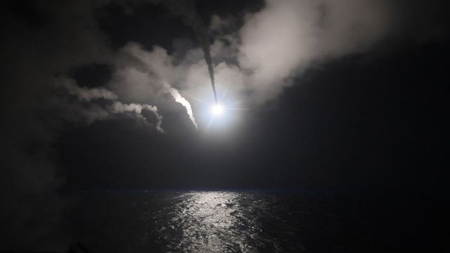 Trump tells Congress Syria strikes were 'vital'