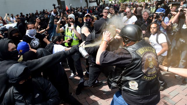 At least 13 arrested in Berkeley clash between Trump supporters, protesters