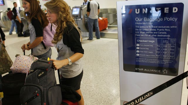 United Airlines is raising baggage fees, matching JetBlue