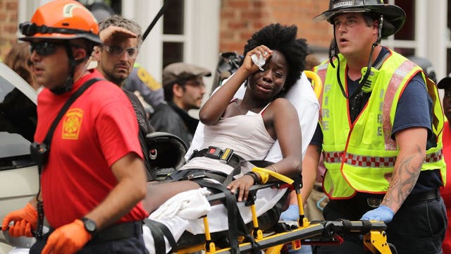 Organizer of Charlottesville white nationalist rally says driver who plowed through counter-protesters 'did the wrong thing'