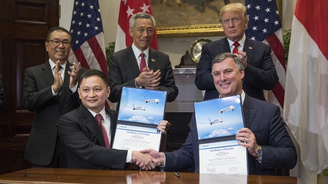 Singapore inks $14 billion deal with Boeing