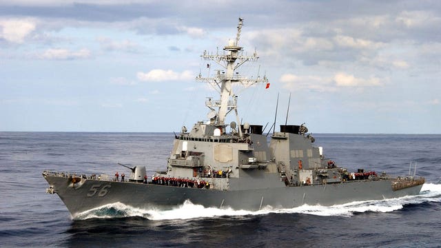10 missing after US warship collides with tanker near Singapore